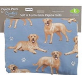 COMFIES UNISEX YELLOW LABRADOR PAJAMA BOTTOMS, E&S PETS (CHOOSE SIZE) - Novelty Socks for Less