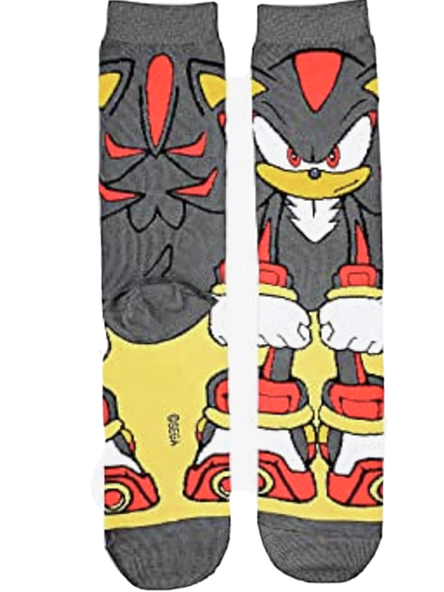 Bioworld Merchandising. Sonic The Hedgehog Modern Sonic, Tails And 360  Degree Characters 3pr Combo Crew Sock