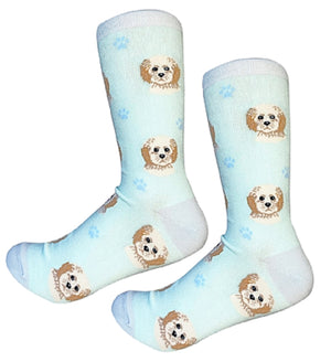 SOCK DADDY Brand COCKAPOO Dog Unisex By E&S PETS - Novelty Socks for Less