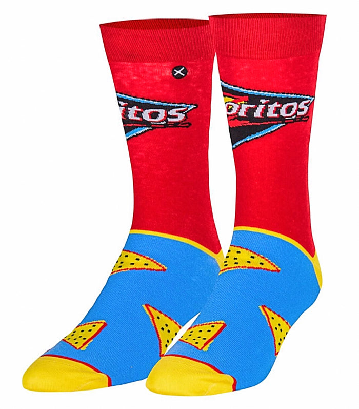 DORITOS NACHO CHEESE CHIPS 2000 Men’s Socks ODD SOX Brand