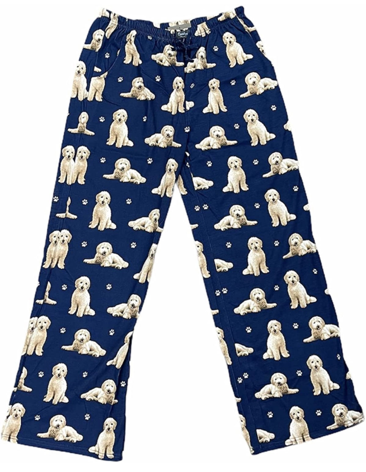 COMFIES Unisex GOLDENDOODLE Pajama Bottoms E&S PETS (CHOOSE SIZE) - Novelty Socks for Less
