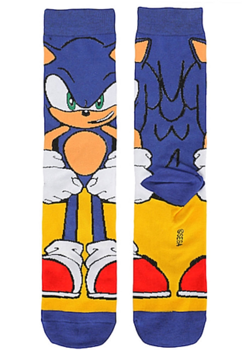 Adult Sonic Shadow the Hedgehog 360 Character Socks