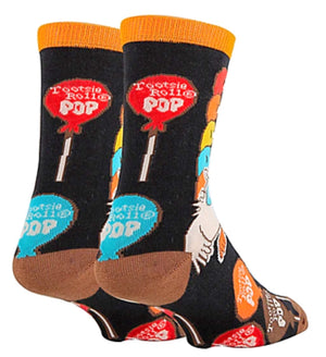 TOOTSIE ROLL POP Men’s Socks MR. OWL Socks Oooh Yeah Brand - Novelty Socks for Less