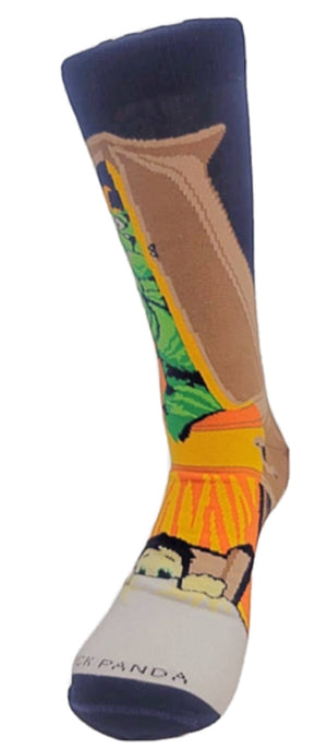 MONSTER IN MY CLOSET Men’s HALLOWEEN Socks SOCK PANDA Brand - Novelty Socks for Less