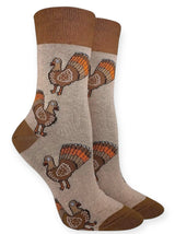 GOOD LUCK SOCK Brand Ladies THANKSGIVING TURKEY Socks - Novelty Socks And Slippers