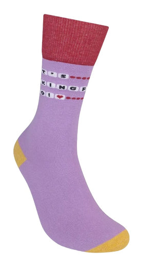 TAYLOR SWIFT FRIENDSHIP BRACELET Unisex Socks ‘LET’S FUCKING GO’ FUNATIC Brand - Novelty Socks And Slippers