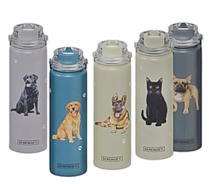 AUSTRALIAN SHEPHERD Dog Stainless Steel 24 Oz. Water Bottle SERENGETI Brand By E&S Pets - Novelty Socks for Less