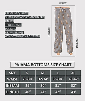 COMFIES UNISEX PIT BULL PAJAMA BOTTOMS E&S PETS (CHOOSE SIZE) - Novelty Socks for Less