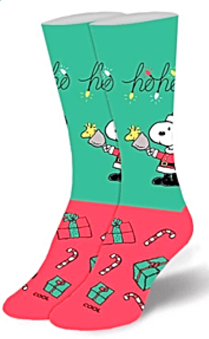 PEANUTS Unisex CHRISTMAS Socks ‘SNOOPY CLAUS’ COOL SOCKS Brand