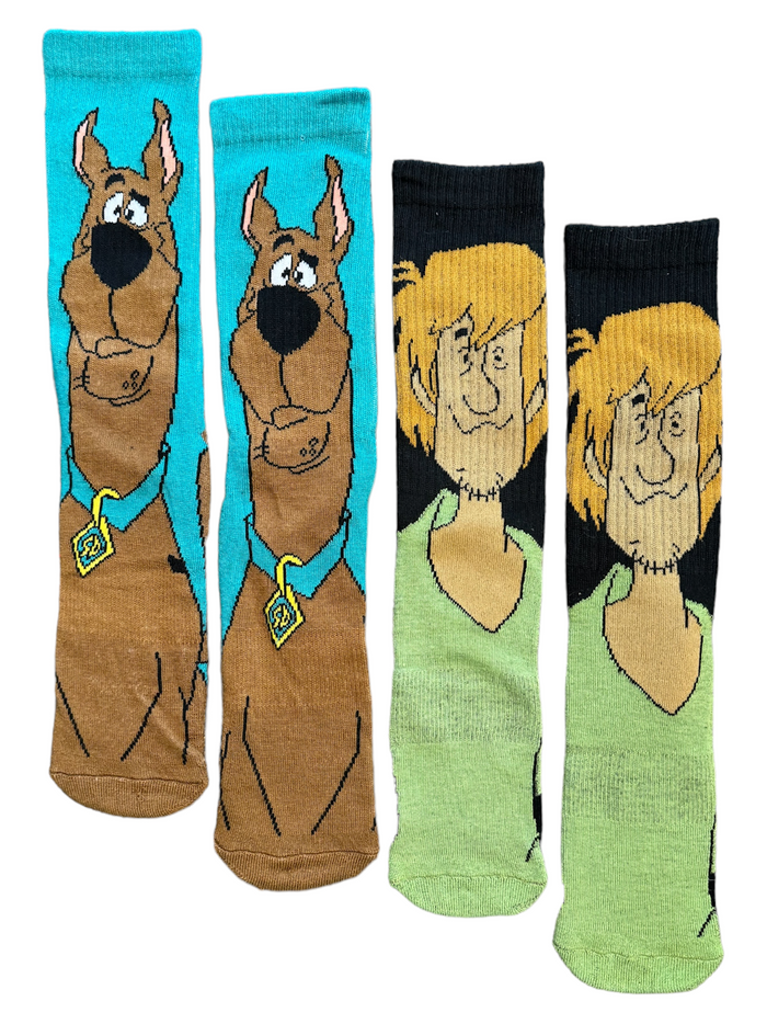 SCOOBY-DOO Men’s 2 Pair Of Athletic Socks With SHAGGY