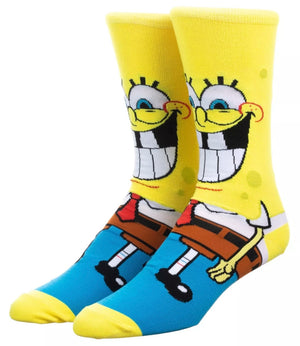 SPONGEBOB SQUAREPANTS SMILE Men’s 360 Socks BIOWORLD BRAND