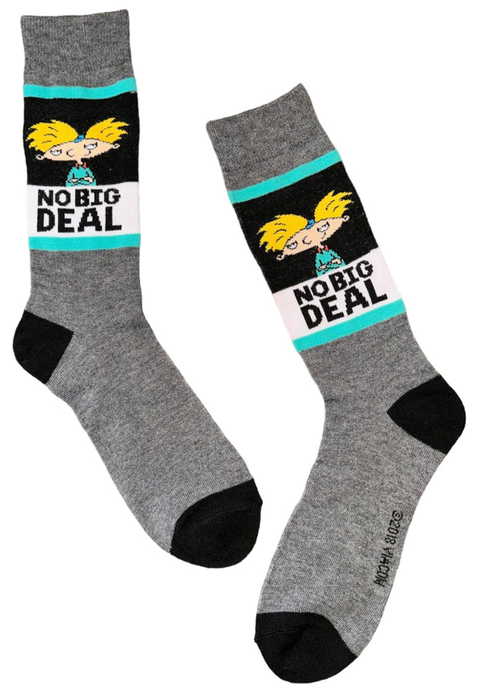 HEY ARNOLD Men’s Socks Says ‘NO BIG DEAL’ NICKELODEON