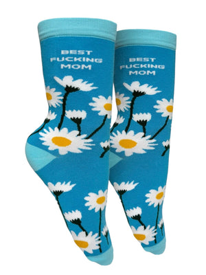BEST FUCKING MOM Ladies Socks GROOVY THINGS Brand - Novelty Socks And Slippers