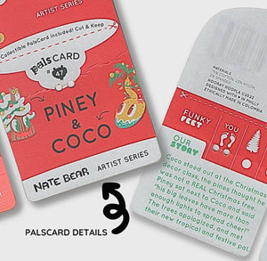 PALS Socks Brand Unisex CHRISTMAS PINEY & COCO Mismatched Socks (CHOOSE SIZE) - Novelty Socks for Less