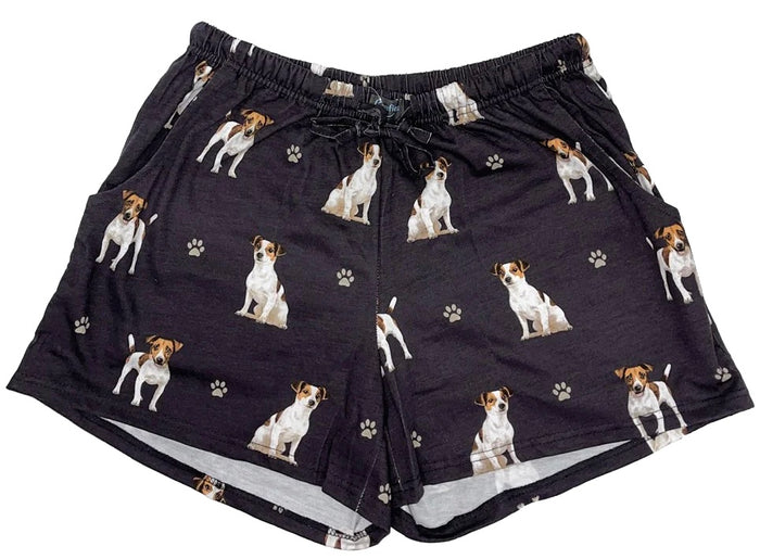 COMFIES LOUNGE PJ SHORTS Ladies JACK RUSSELL Dog By E&S PETS