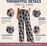 BLACK LABRADOR Dog Adult Unisex PAJAMA BOTTOMS COMFIES Brand By E&S PETS (CHOOSE SIZE)