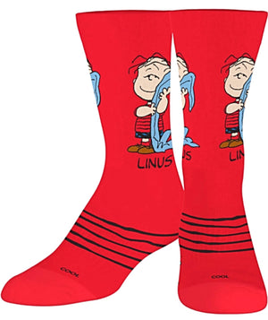 PEANUTS Unisex LINUS & HIS BLANKET Socks COOL SOCKS Brand - Novelty Socks for Less
