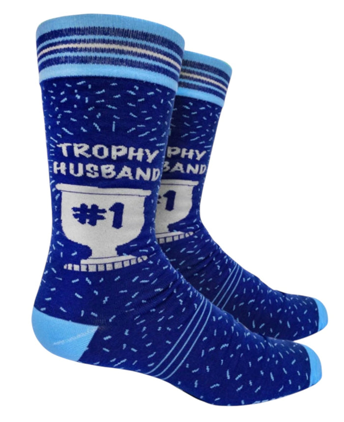 GROOVY THINGS Co. Brand Men’s TROPHY HUSBAND Socks