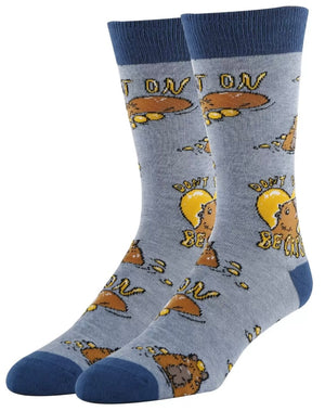 OOOH YEAH Brand Men’s CAPYBARA Socks ‘DON’T WORRY BY CAPY’ - Novelty Socks And Slippers
