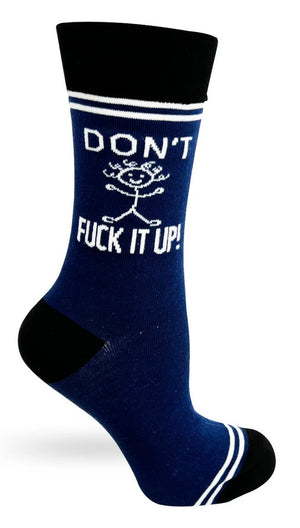 HEY NOW Brand By Fabdaz Unisex Socks ‘DON’T FUCK IT UP’