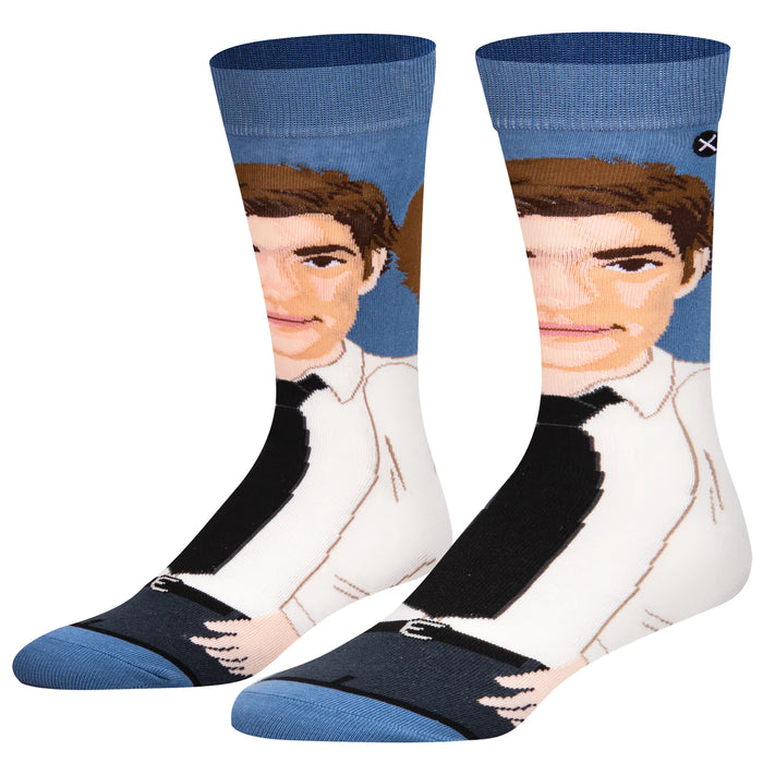 THE OFFICE TV SHOW Men’s JIM HALPERT 360 Socks ODD SOX Brand