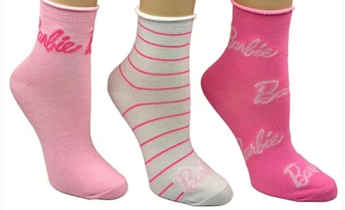 BARBIE DOLL Movie Ladies 3 Pair Of Socks