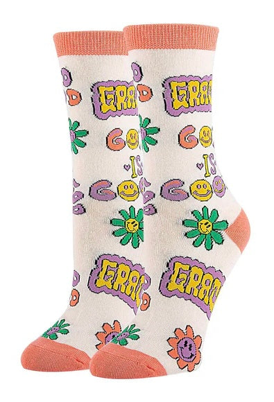 GOD IS GOOD Ladies Socks ‘GRACE’ OOOH YEAH Brand