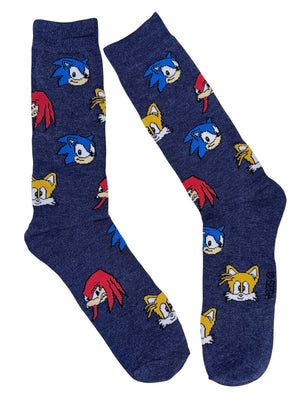 SONIC THE HEDGEHOG Men’s Socks With KNUCKLES & TAILS