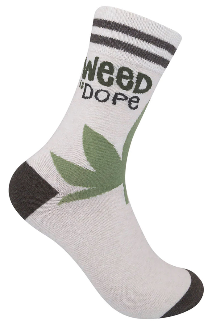 FUNATIC Brand Unisex MARIJUANA Socks ‘WEED IS DOPE’