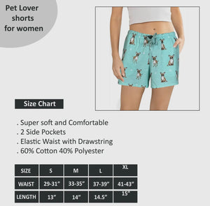 COMFIES LOUNGE PJ SHORTS Ladies CHIHUAHUA Dog By E&S PETS - Novelty Socks And Slippers