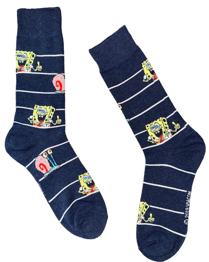 SPONGEBOB SQUAREPANTS Men’s Socks With GARY THE SNAIL