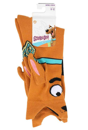 SCOOBY DOO Men’s 360 Crew Socks BIOWORLD Brand