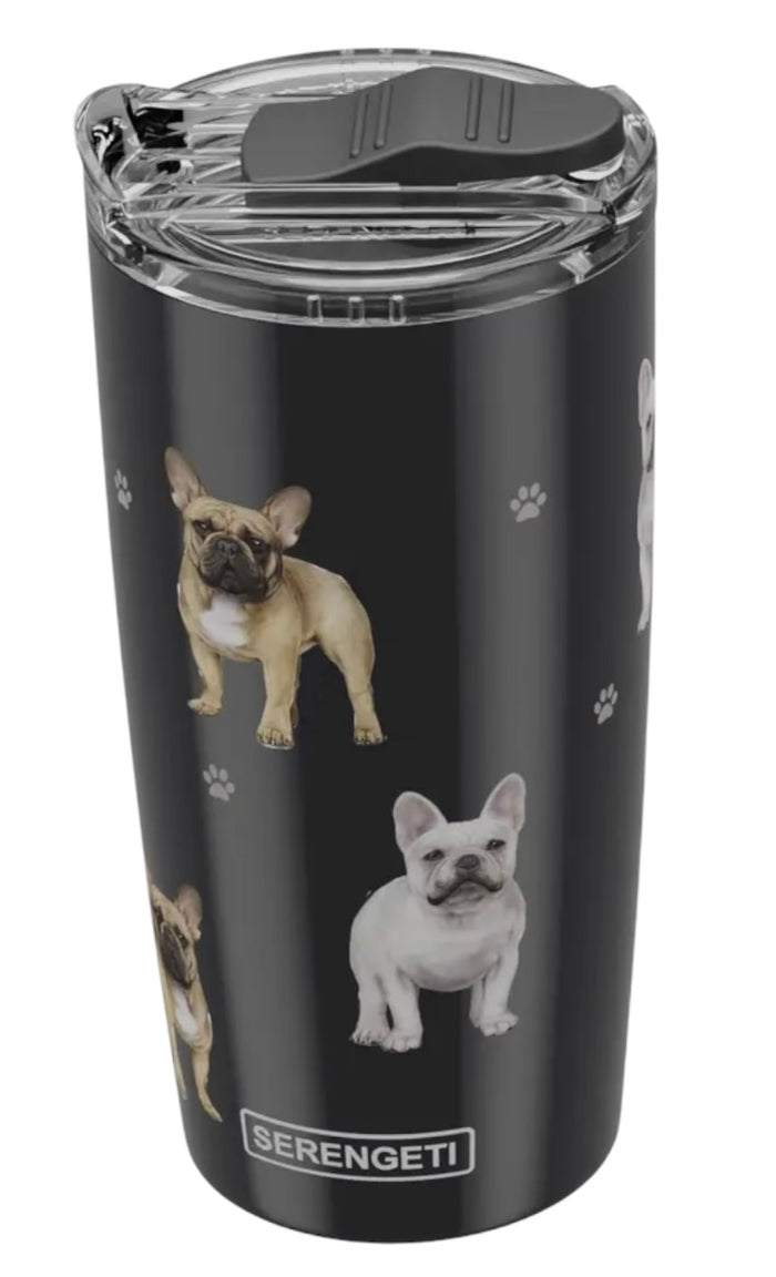 FRENCH BULLDOG Serengeti Stainless Steel Ultimate 20 Oz. Hot & Cold Tumbler