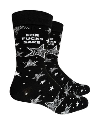 FOR FUCKS SAKE Men’s Socks GROOVY THINGS Brand - Novelty Socks And Slippers