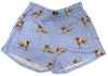COMFIES Brand LOUNGE PJ SHORTS Ladies YELLOW LAB Dog By E&S PETS - Novelty Socks And Slippers