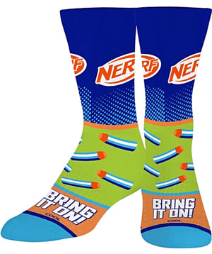 NERF BLASTERS Unisex Socks COOL SOCKS Brand - Novelty Socks for Less
