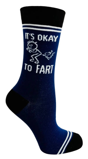 HEY NOW Brand By Fabdaz Unisex IT'S OK TO FART Socks