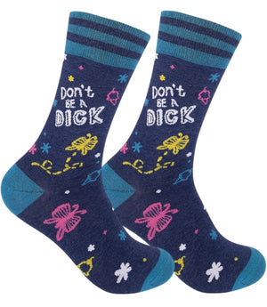 DON’T BE A DICK Adult Unisex Socks FUNATIC Brand - Novelty Socks And Slippers