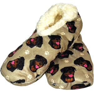 COMFIES BRAND Ladies ROTTWEILER DOG Non-Skid Slippers