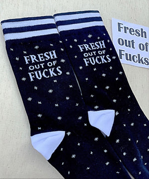 GROOVY THINGS CO. Men’s FRESH OUT OF FUCKS Socks