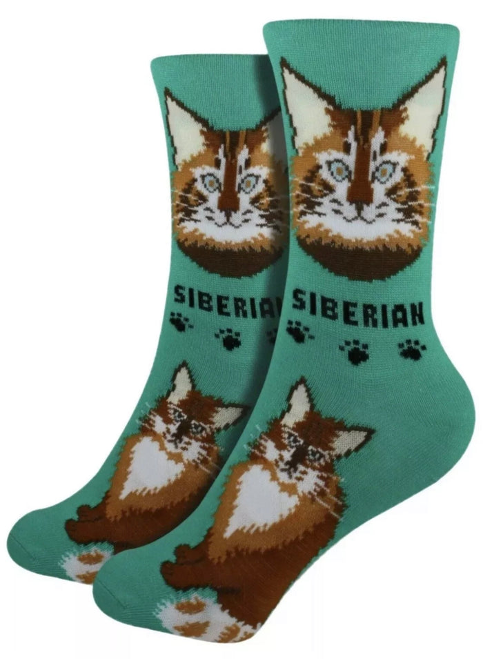 FOOZYS Brand Ladies SIBERIAN CAT Socks