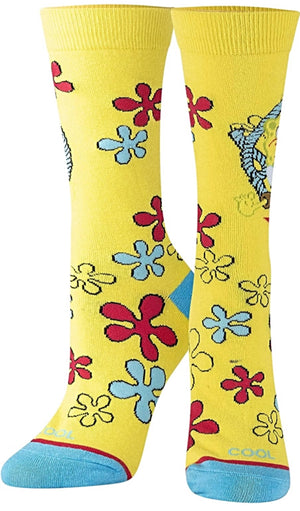 COOL SOCKS BRAND Ladies SPONGEBOB SQUAREPANTS Socks 'BABY BOB' - Novelty Socks for Less