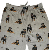 COMFIES UNISEX ROTTWEILER PAJAMA BOTTOMS E&S PETS (CHOOSE SIZE) - Novelty Socks And Slippers