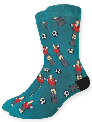 GOOD LUCK SOCK Brand Men’s FOOSBALL Socks FOOSBALL PLAYERS & SOCCER BALLS