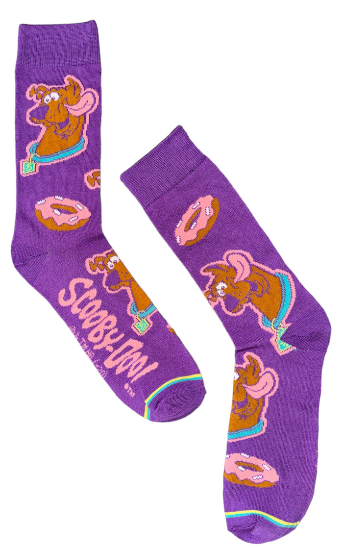 SCOOBY-DOO Men’s Socks With DONUTS Bioworld Brand