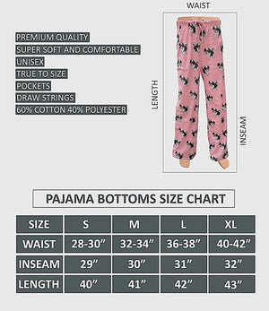 COMFIES UNISEX SHIH TZU PAJAMA BOTTOMS E&S PETS (CHOOSE SIZE) - Novelty Socks for Less