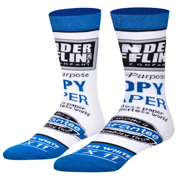 THE OFFICE TV SHOW Men’s DUNDER MIFFLIN Socks ODD SOX Brand