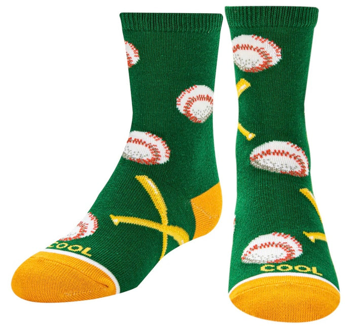 COOL SOCKS Brand Unisez Kids BASEBALL Socks