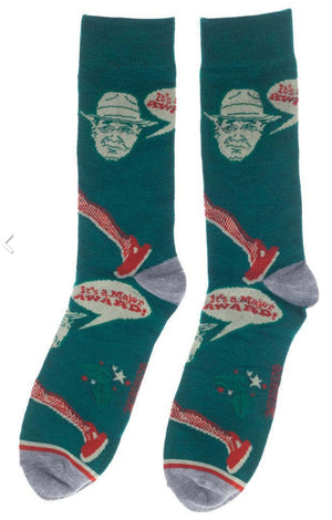 A CHRISTMAS STORY MEN’S LEG LAMP SOCKS ‘IT’S A MAJOR AWARD’ BIOWORLD Brand