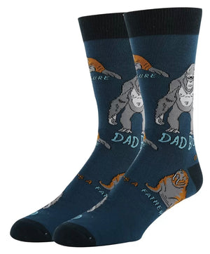 OOOH YEAH Brand Men’s GORILLA & WALRUS Socks ‘IT’S A DAD BOD’ ‘IT’S A FATHER FIGURE’ - Novelty Socks And Slippers